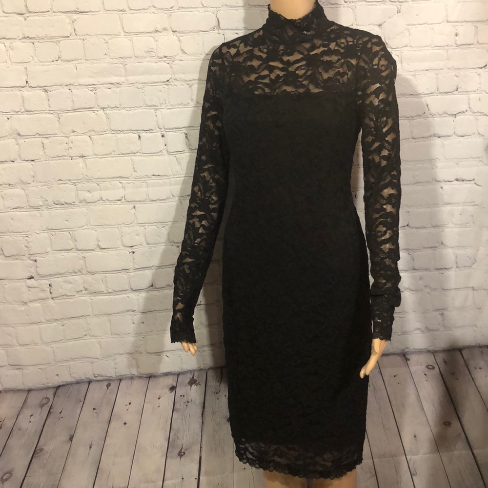 Super sexy lace black dress Moda International